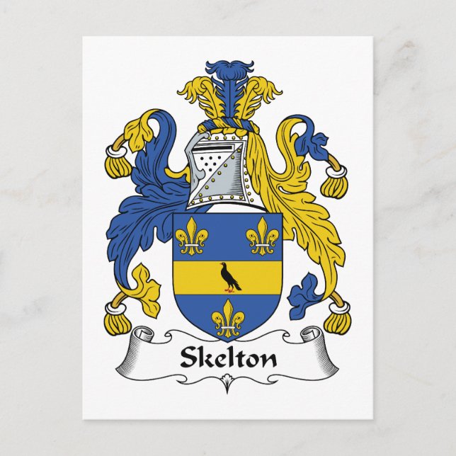 Carte Postale Skelton Family Crest (Devant)