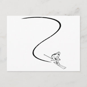 Carte Postale Skers   Skis Skiing Winter Toxits