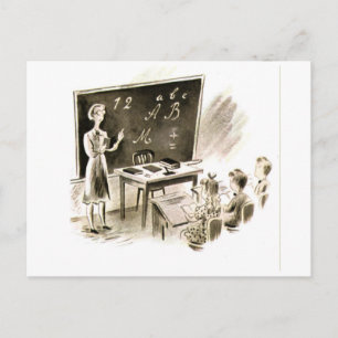 Carte Postale Sketch de classe