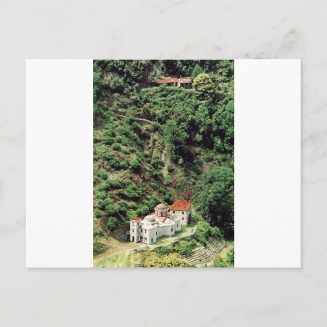Carte Postale Skete Lakkoskiti roumain, au Mont Athos (Devant)