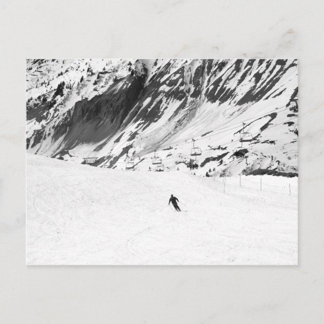 Carte Postale Ski (Devant)