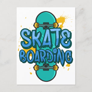 Carte Postale Ski