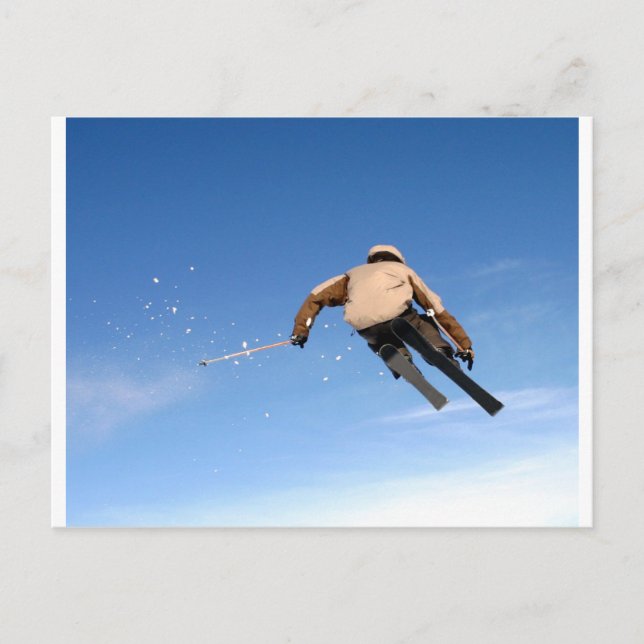 Carte Postale Ski (Devant)
