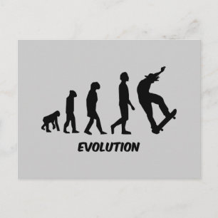 Carte Postale Ski Evolution