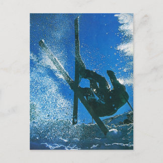 Carte Postale Ski extrême