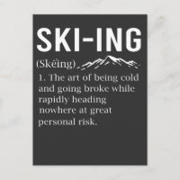 Ski Humour Ski amusant Sport d'hiver Plaisanterie