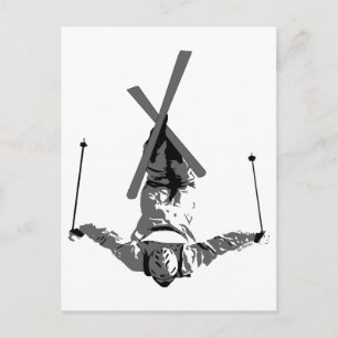 Carte Postale Ski libre