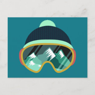 Carte postale Ski Mask