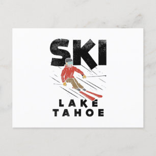 Carte Postale Ski - Ski Lake Tahoe