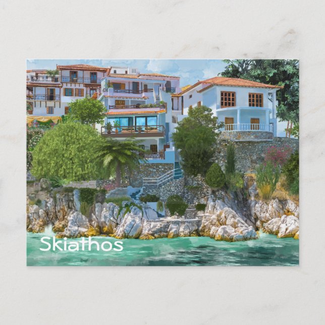 Carte Postale Skiathos (Devant)