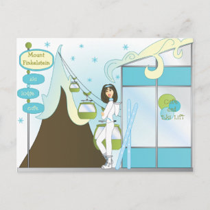 Carte Postale skilodgezaz, Mont Finkelstein