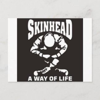 CARTE POSTALE SKINHEAD UN MODE DE VIE