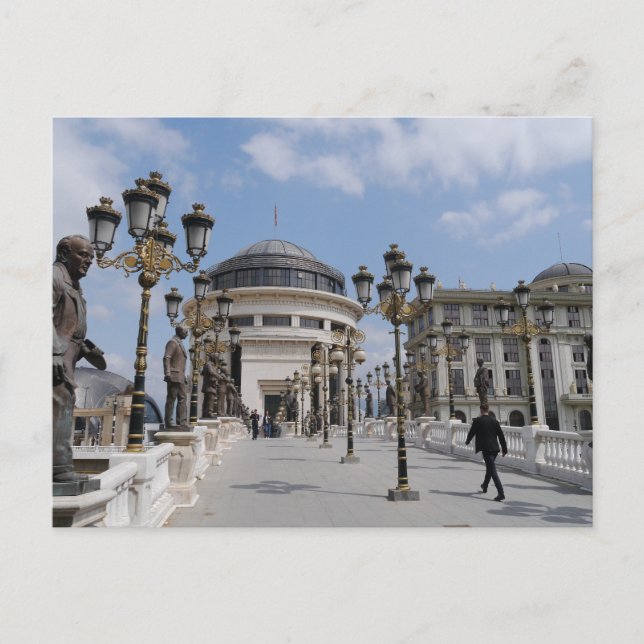 Carte Postale Skopje, Macédoine du Nord (Devant)
