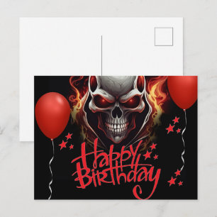 Carte Postale Skull