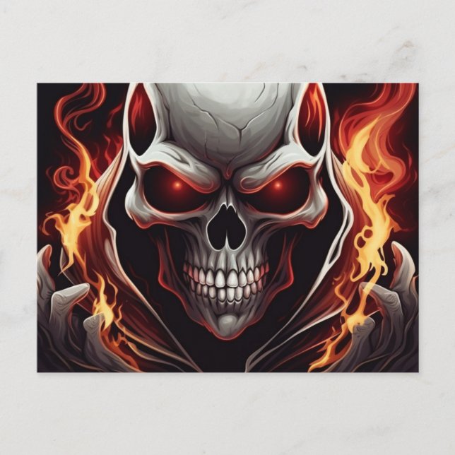 Carte Postale Skull (Devant)