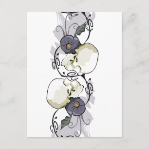 Carte Postale Skull 96