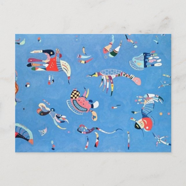 Carte Postale Sky Blue Wassily Kandisnky (Devant)