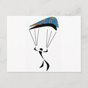 CARTE POSTALE SKY DIVE ZONED