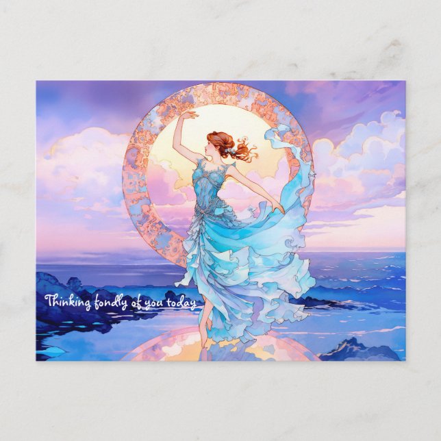 Carte Postale Skydancer sur la peinture à l'eau (Devant)