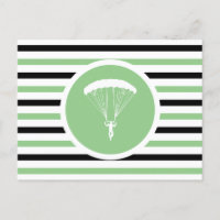 Carte Postale Skydiver Chic