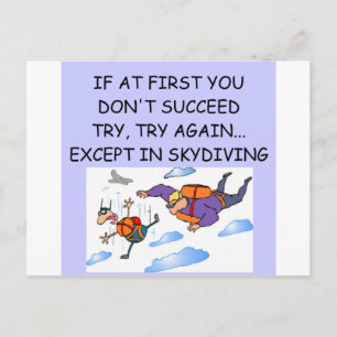 CARTE POSTALE SKYDIVING