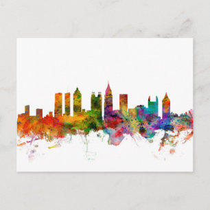 Carte Postale Skyline Atlanta Georgia