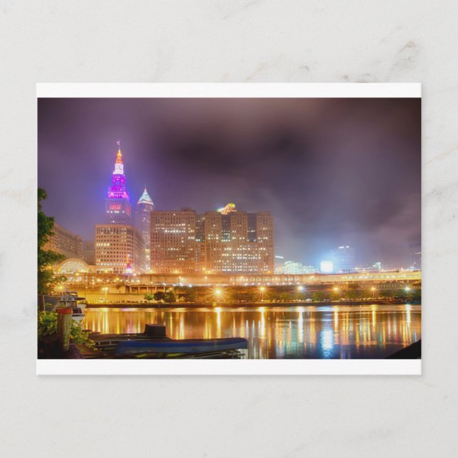 Carte Postale skyline cleveland ohio (Devant)