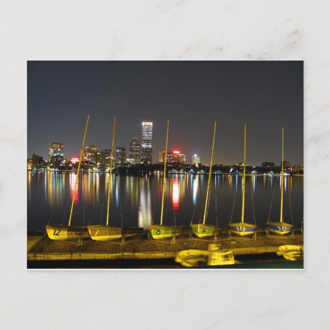 Carte Postale Skyline de Boston (Devant)