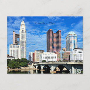 Carte Postale Skyline de Columbus, Ohio