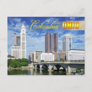 Carte Postale Skyline de Columbus, Ohio