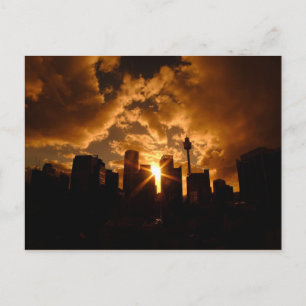 Carte Postale Skyline de Sydney la nuit