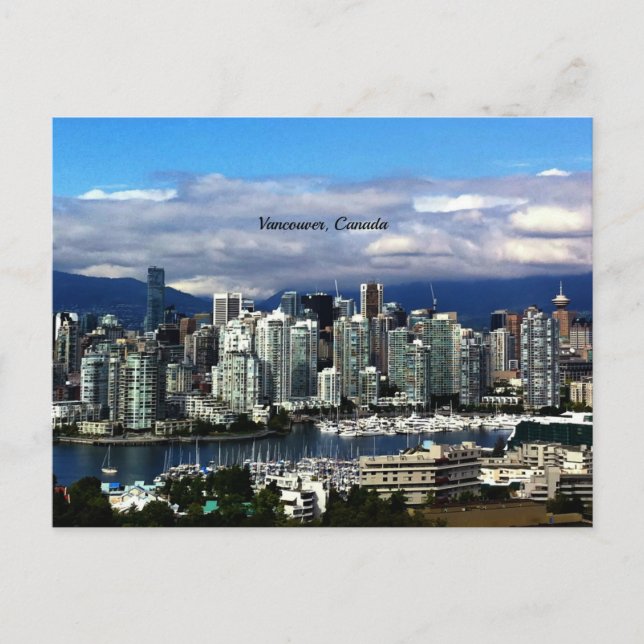 Carte Postale Skyline de Vancouver, Canada (Devant)