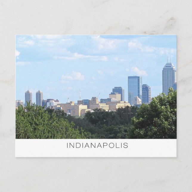 Carte postale Skyline d'Indianapolis (Devant)
