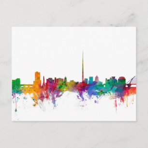 Carte Postale Skyline Irlande de Dublin