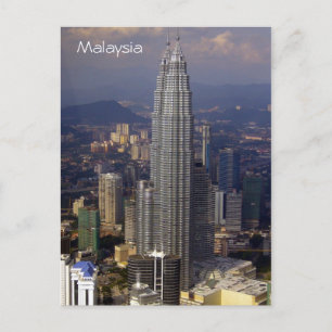 Carte Postale skyline kl malay