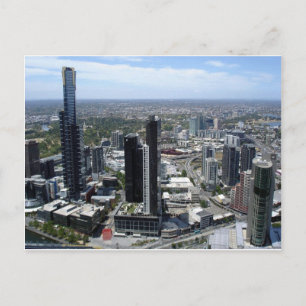 Carte Postale Skyline Melbourne Australie