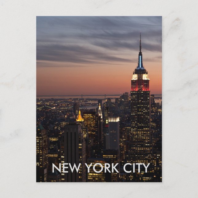 Carte postale Skyline New York (Devant)