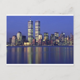 Carte Postale Skyline New York avec World Trade Center