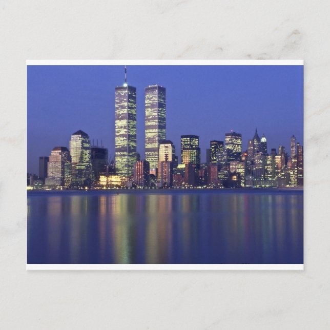 Carte Postale Skyline New York avec World Trade Center (Devant)