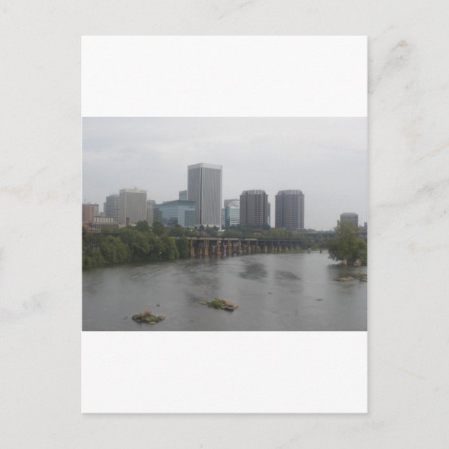 Carte Postale Skyline Richmond Virginia (Devant)