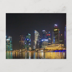Carte Postale Skyline Singapour pittoresque