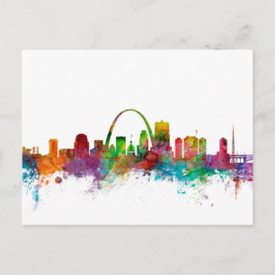 Carte Postale Skyline St Louis Missouri