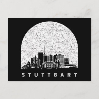 Carte Postale Skyline Stuttgart Allemagne