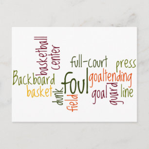 Carte Postale Slam Dunk Dreams : Basketball - Jeu des Champions