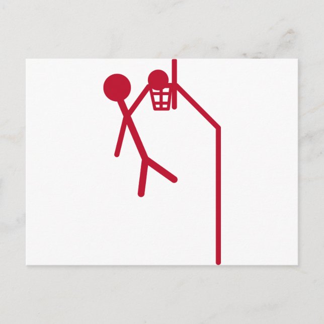 Carte Postale slam dunk dunking (Devant)