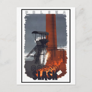 Carte Postale Slask Polska vintage