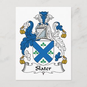 Carte Postale Slater Family Crest