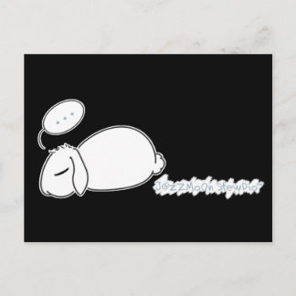 Carte postale Sleepy Bunny Stewie