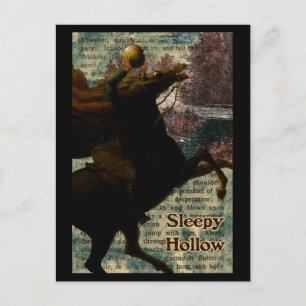 Carte Postale Sleepy Hollow Horseman sans tête