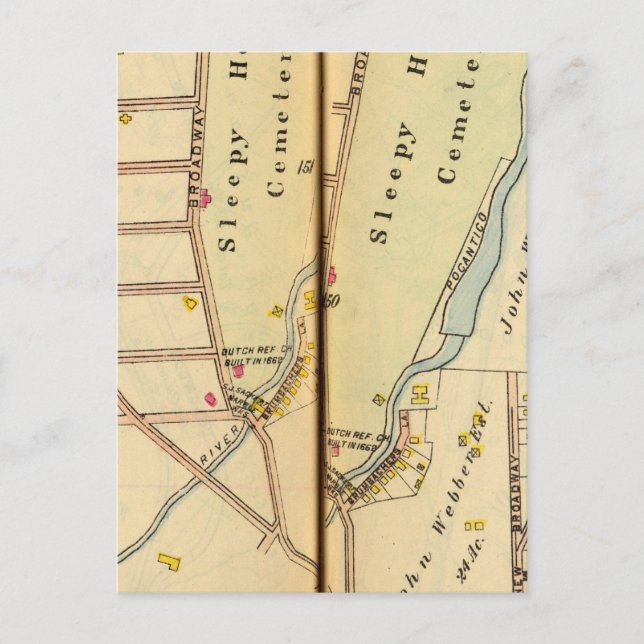 Carte Postale Sleepy Hollow, New York (Devant)